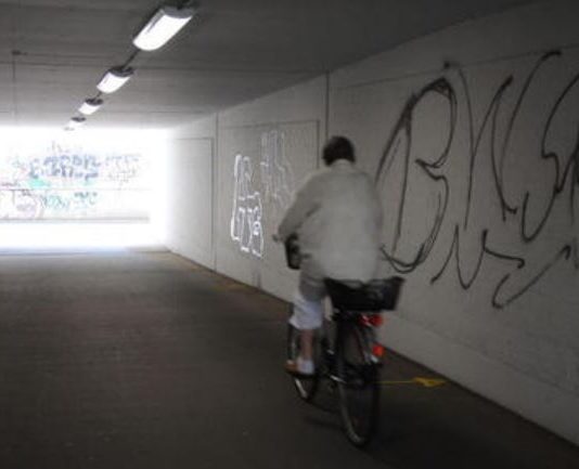 Richtersdorftunnel (der Angst) in Hannover-Lehrte.