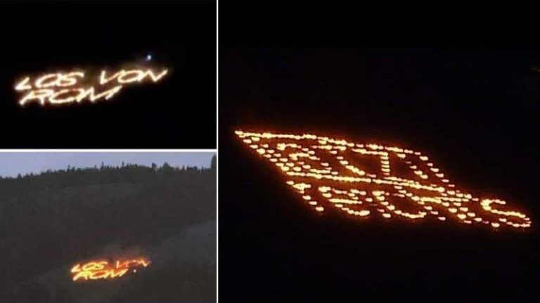In Südtirol leuchten Feuerschriften auf und die Stimmung schlägt um