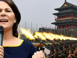 Erst vor wenigen Tagen hatte Annalena Baerbock zum Verhältnis mit China geäußert, Deutschland müsse aus seinen Fehlern in der Russland-Politik lernen und dürfe sich von keinem Land mehr existentiell abhängig machen, „das unsere Werte nicht teilt“.