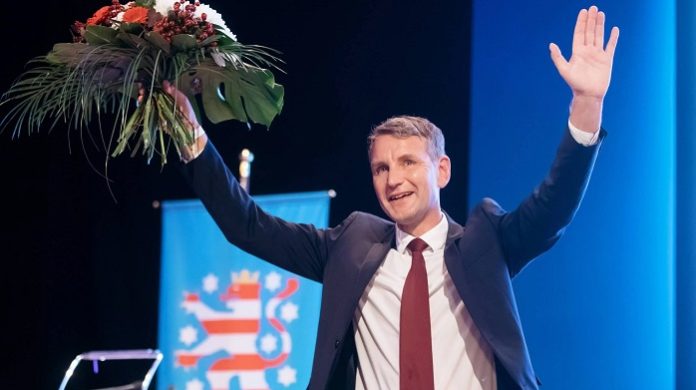 Björn Höcke kann sich freuen: Die AfD hat bei der Kommunalwahl in Thüringen trotz aller Kampagnen deutlich zugelegt.