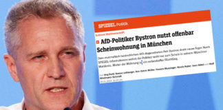 Aktuell wirft der SPIEGEL Petr Bystron vor, nur "zum Schein" in seinem Münchner Wahlkreis zu wohnen. Eine glatte Lüge, die von anderen Medien ungeprüft übernommen wurde.