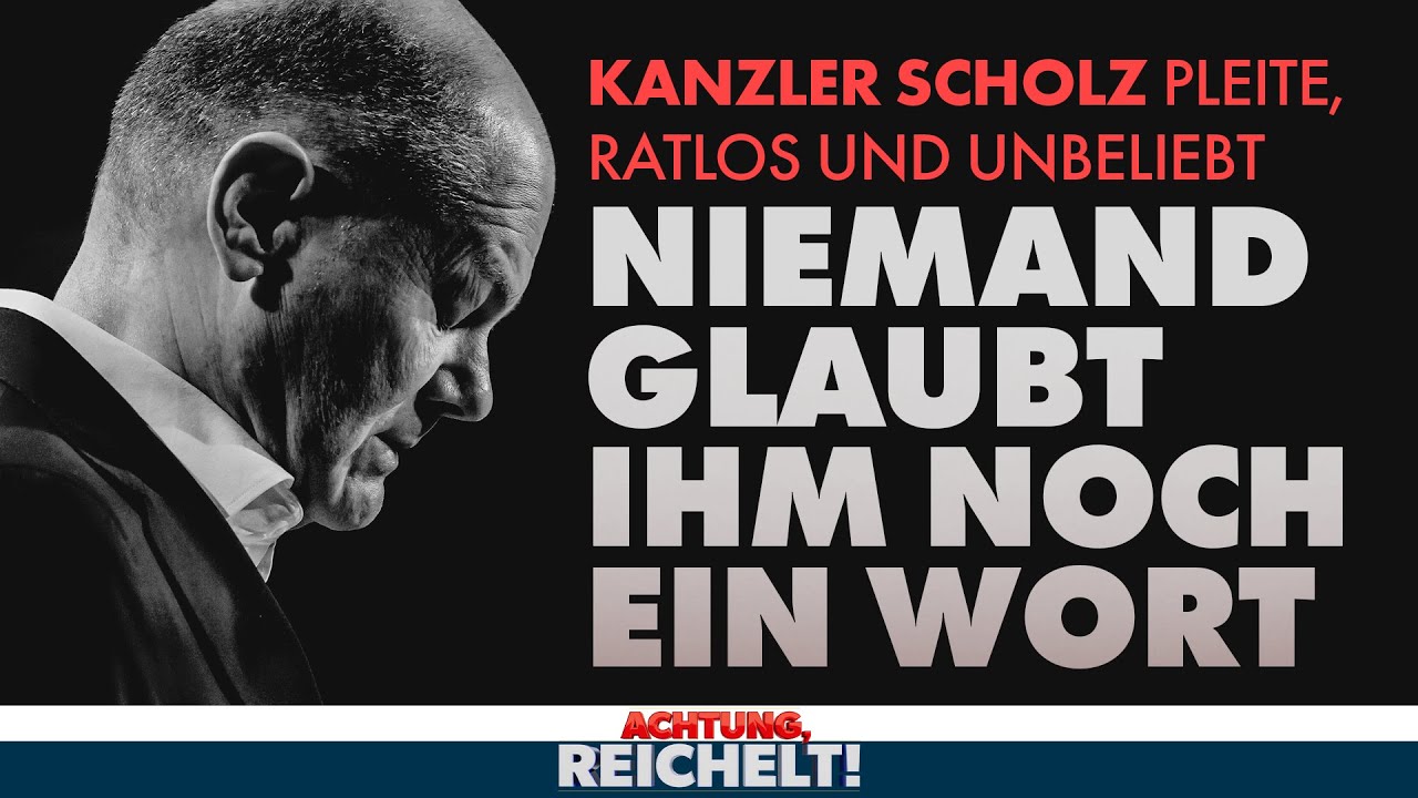 „Achtung, Reichelt!“: Scholz am Ende