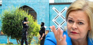Aktionismus: Eine Woche nach dem Verbot des Compact-Magazins wollte Nancy Faeser mit der IZH-Razzia vorgaukeln, neben dem „Rechtsextremismus“ auch den "Islamismus" zu bekämpfen.