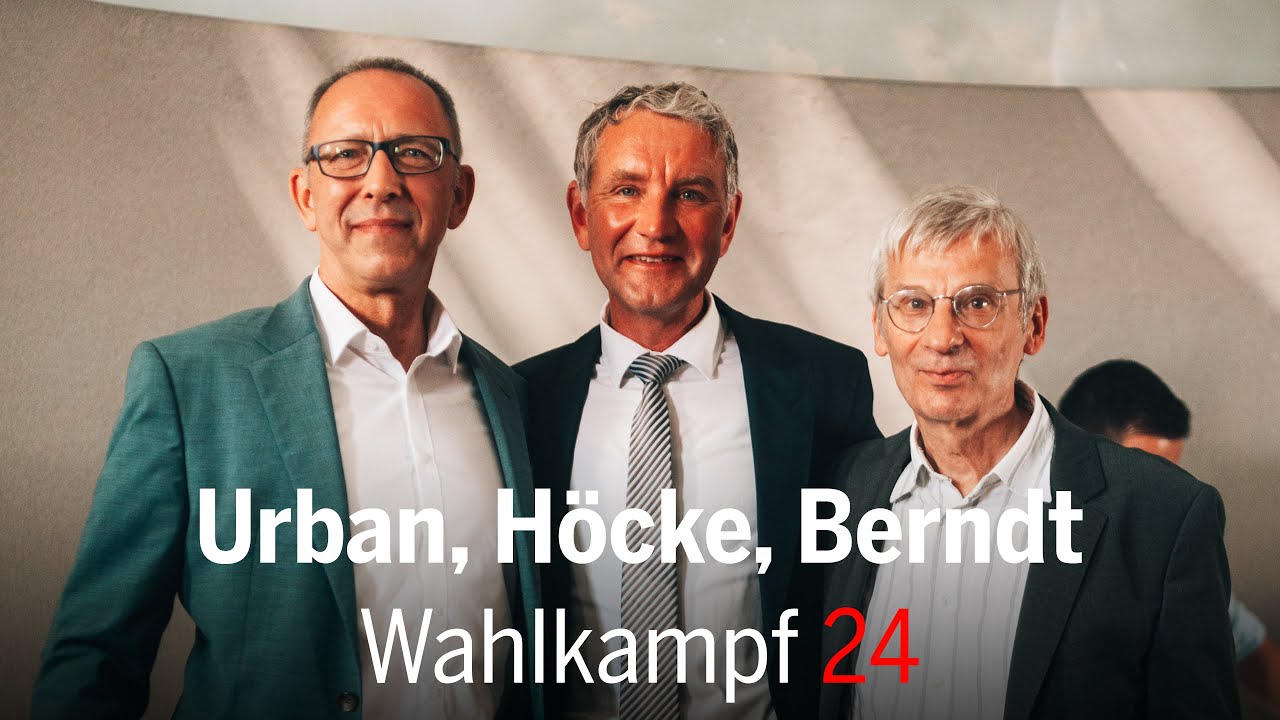 Sommerfest in Schnellroda: Podium mit Berndt, Höcke und Urban