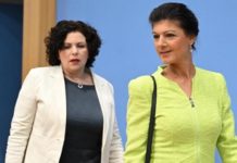 Garanten für den Machterhalt der Kartellparteien: BSW-Vorsitzende Amira Mohamed Ali und Sahra Wagenknecht.