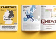 Die neue Ausgabe der Krautzone #40 mit dem Schwerpunktthema "Dunkeldeutschland" (inklusive PI-NEWS-Werbung) ist jetzt erhältlich.