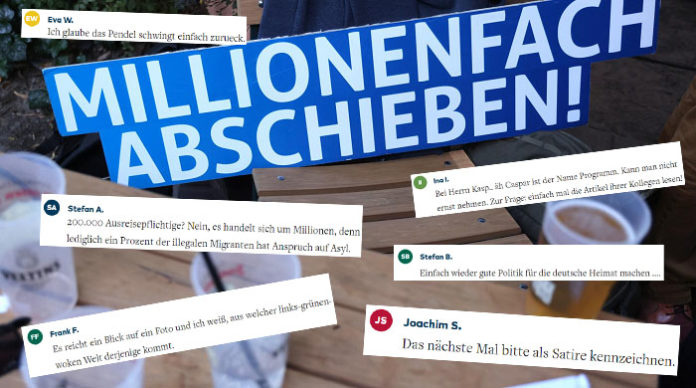 Die WELT-Leser lassen kein gutes Haar am Anti-AfD-Artikel des WELT-Redakteurs Jan Alexander Casper.