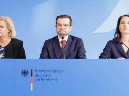 Wahlbetrug misslungen: Bundesinnministerin Nancy Faeser, Justizminister Marco Buschmann und Außenministerin Annalena Baerbock nach dem gescheiterten Migrationsgipfel.