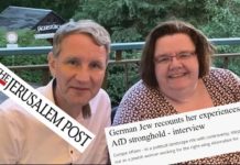 Mirjam Lübke (hier mit Björn Höcke) arbeitet seit 2020 in der AfD-Fraktion im Thüringer Landtag und hat jetzt in einem Interview mit der "Jerusalem Post" ihre Eindrücke wiedergegeben.