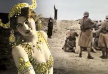 Die niederländische Geheimdienstagentin Mata Hari wurde 1917 durch die Franzosen wegen Doppelspionage zum Tode verurteilt und hingerichtet.