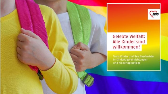 Die AWO bereitet seine Erzieher mit einem entsprechenden Flyer auf den Umgang mit vermeintlich trans-sexuellen Kleinkindern vor.