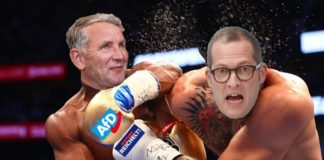 Nach dem schweren Knockout gegen Björn Höcke rappelte sich Julian Reichelt erst drei Tage später wieder auf...