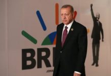 Erdogan will in die BRICS-Staatengruppe aufgenommen werden. Die Türkei wäre das erste NATO-Land in der von Russland und China dominierten Vereinigung für aufstrebende Schwellenländer.