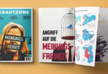 Die neue Ausgabe der KRAUTZONE befasst sich ausführlich mit dem Thema "Meinungsfreiheit".