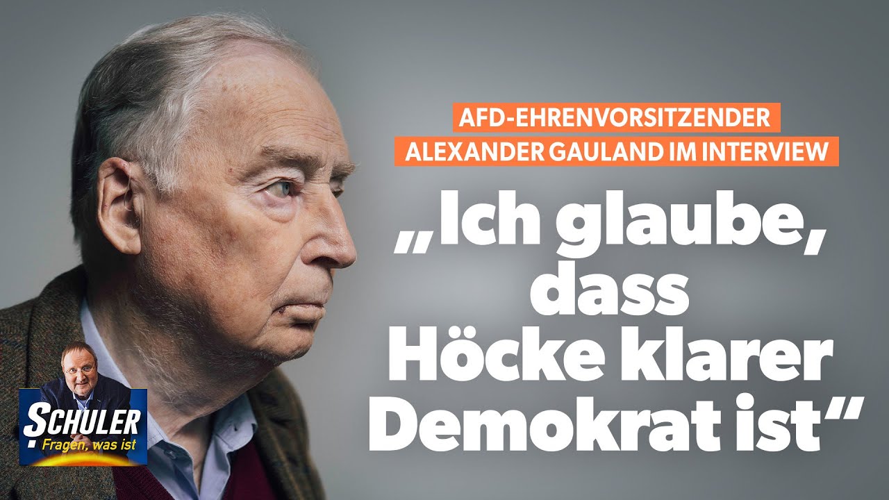 „Vater“ Gauland zu „Sohn“ Schuler: Höcke ist KEIN Nazi!