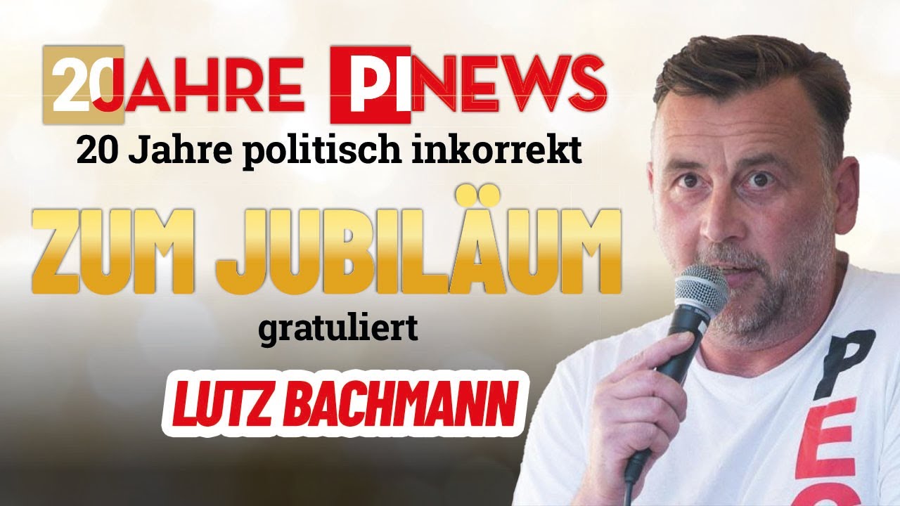 Lutz Bachmann: „Das PI-NEWS-Banner war immer bei uns auf der Bühne“