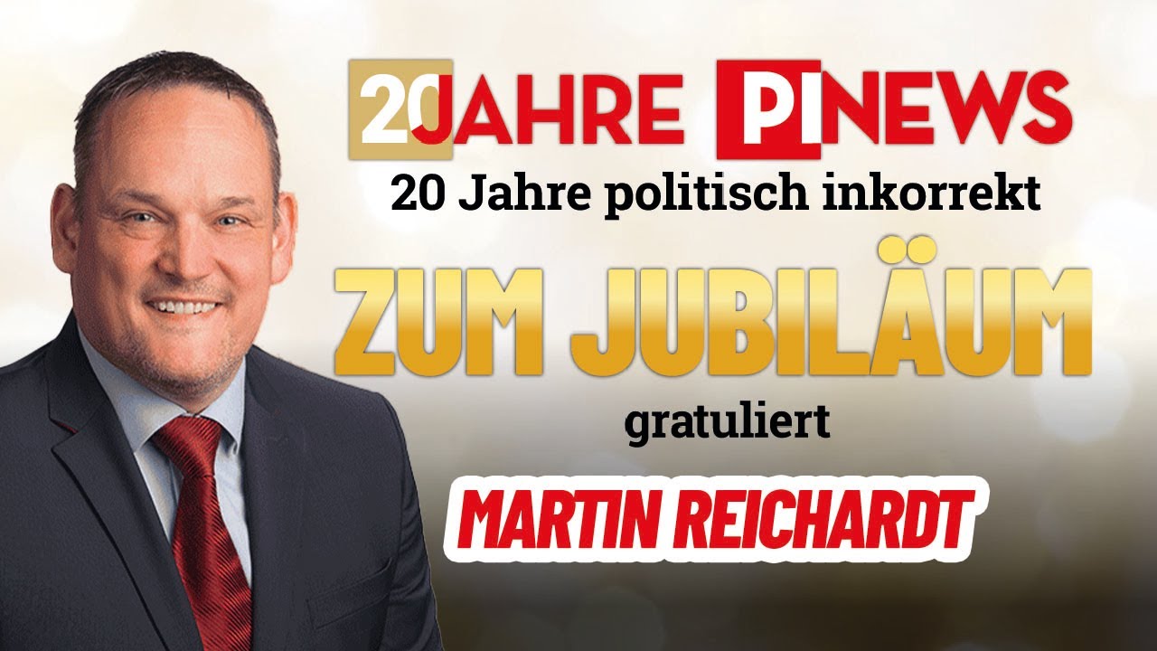 Martin Reichardt: „Herzlichen Dank für 20 Jahre freiheitliche Berichterstattung“