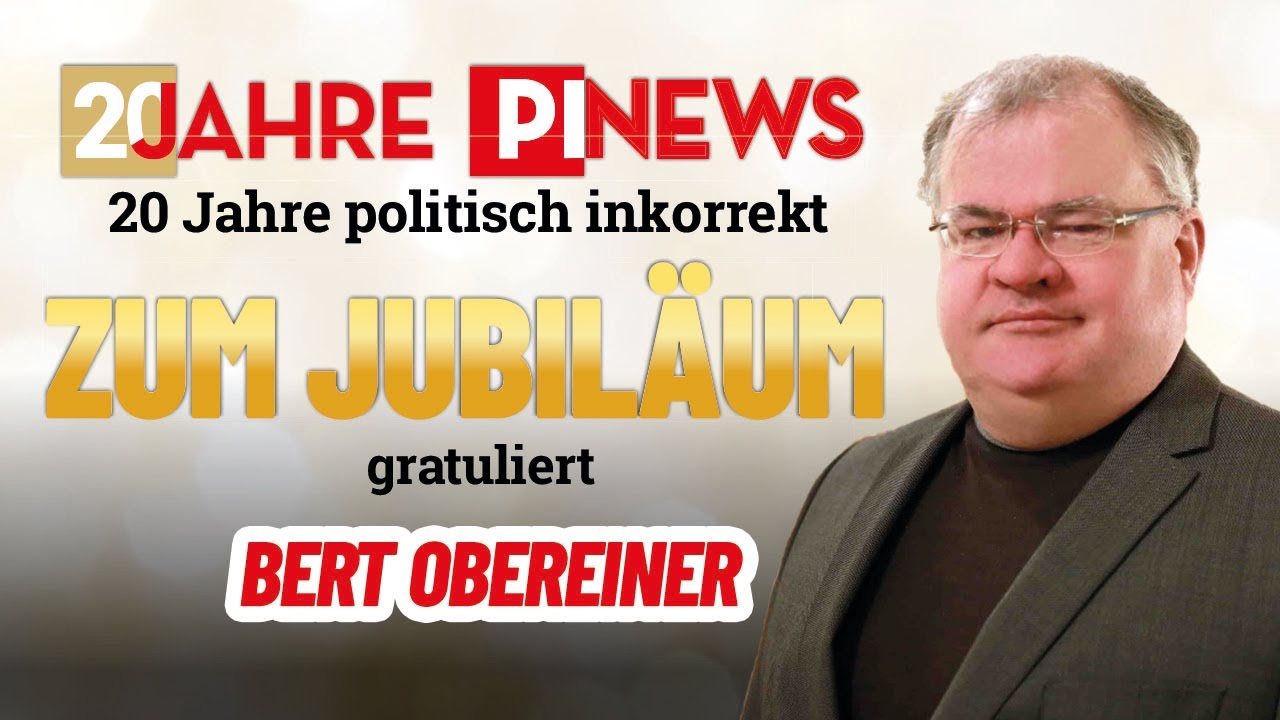 Bert Obereiner: 20 Jahre PI-NEWS – Jubiläumsgrüße von der Bürgerbewegung Pax Europa