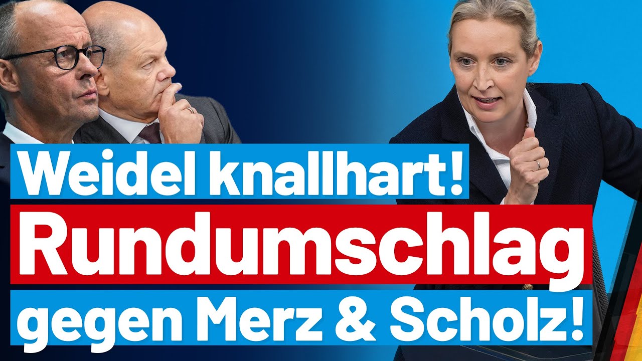 Weidel: Mit Merz als „Ersatz-Scholz“ kommt Deutschland nicht voran