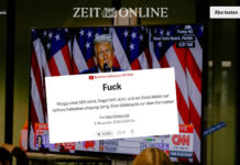 Die einst zumindest von der Sprache angesehene ZEIT titelt bei einem Artikel über den US-Wahlsieg von Donald Trump im taz-Gossenstil "Fuck".