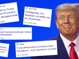 Die deutschen Baerbock- und Habeck-Medien schreien Zeter und Mordio über Trumps Hochqualitäts-Administration.