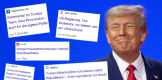 Die deutschen Baerbock- und Habeck-Medien schreien Zeter und Mordio über Trumps Hochqualitäts-Administration.