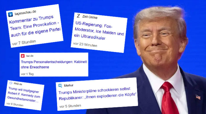 Die deutschen Baerbock- und Habeck-Medien schreien Zeter und Mordio über Trumps Hochqualitäts-Administration.