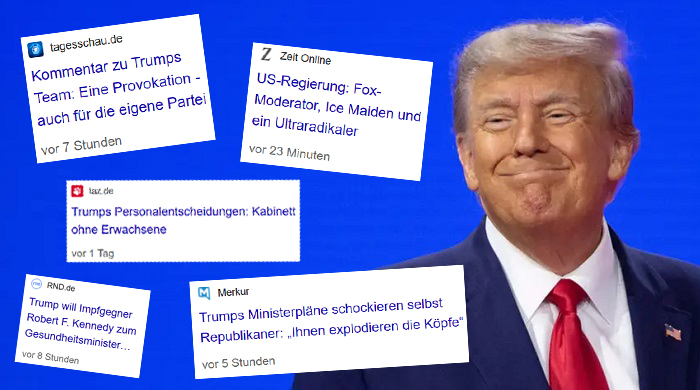 Nach dem Trump-Schock kläffen wieder die deutschen Medien