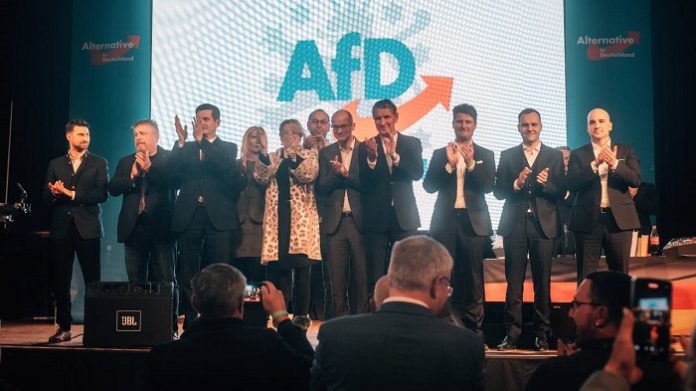 Die Thüringer AfD hat auf ihrem Landesparteitag am Samstag in Arnstadt eine Resolution mit dem Titel 