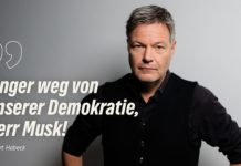 So wirbt Robert Habeck auf actionnetwork.org für seine Petition.