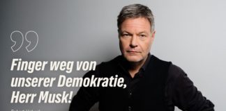 So wirbt Robert Habeck auf actionnetwork.org für seine Petition.