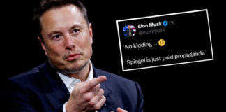 Elon Musk schrieb kürzlich auf X: „SPIEGEL verbreitet bezahlte Propaganda“.