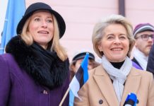 Wollen den Ukraine-Krieg trotz Ausscheidens der USA weiterführen - EU-Chef Kaja Kallas und Ursula von der Leyen.