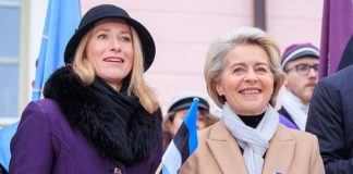 Wollen den Ukraine-Krieg trotz Ausscheidens der USA weiterführen - EU-Chef Kaja Kallas und Ursula von der Leyen.