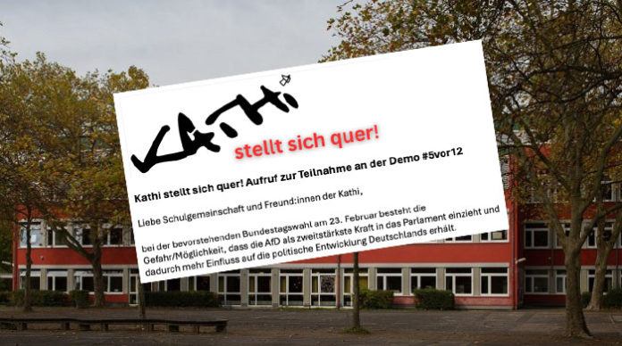 Die Katharina-Henoth-Gesamtschule in Köln hat auf ihrem Internetauftritt zu einer Anti-AfD Demonstration am 25. Januar aufgerufen. Die Bezirksregierung Köln hat disziplinarrechtliche Maßnahmen eingeleitet.