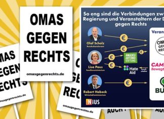 Geschäftsmodell "Omas gegen Rechts": Nach bisherigen Erkenntnissen ist das Phänomen der irregeleiteten Großmütter rein deutsch.