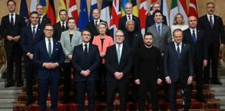 Nichts verschafft einen besseren Eindruck vom europäischen Elend als das Gruppenfoto der Anti-Trump-Krisenkonferenz am Sonntag in London. Da tat Scholz gut daran, sich in die letzte Reihe zu stellen, um bei der Groteske weniger aufzufallen.