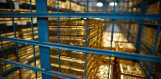 Der Goldtresor der Federal Reserve Bank of New York befindet sich im Keller des Hauptgebäudes in Manhattan. Er gilt als weltweit größte bekannte Goldreserve.