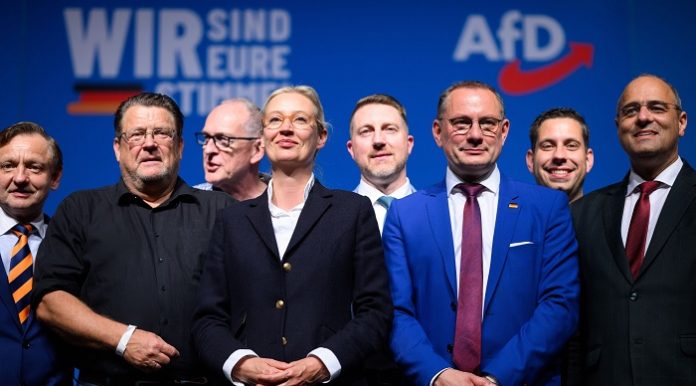 Zurück zur Kernkompetenz, AfD! Die steht im Parteinamen, das D nämlich für Deutschland.