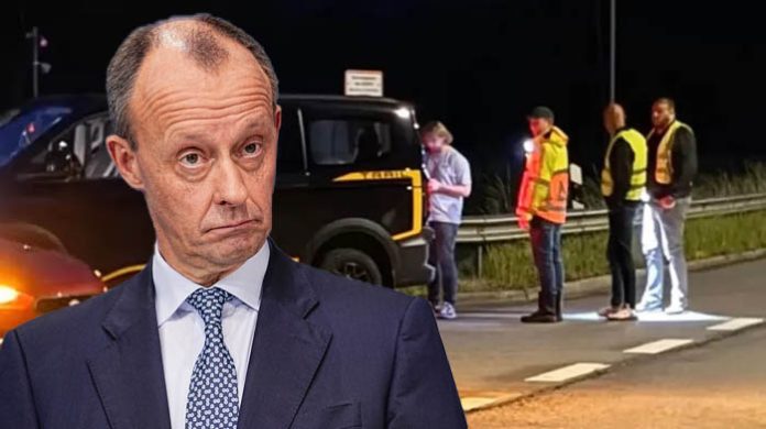 „Ich gehe davon aus, dass die zuständigen Behörden (...) so etwas sofort unterbinden würden“, sagt Friedrich Merz zu den Bürgerwehren in den Niederlanden, die die Grenzen kontrollieren und von PVV-Chef Geert Wilders gelobt werden.