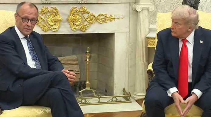 Wenn Trump gegenüber Merz äußert, er wolle Russland und die Ukraine mal „eine Weile kämpfen lassen“, ist das faktisch das Eingeständnis seines Scheiterns, einen Krieg rasch zu beenden, der ohne die USA niemals diese verheerenden Ausmaße angenommen hätte.