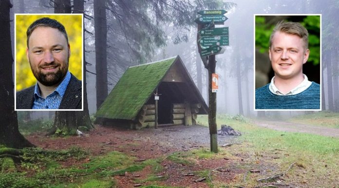 „Wir wissen nicht mehr weiter“ schreiben die beiden Thüringer Grünen-Kommunalpolitiker Matthias Kaiser (l.) und Felix Kalbe (r.) in einem Brandbrief an die Chefs der Partei, Franziska Brantner und Felix Banaszak.