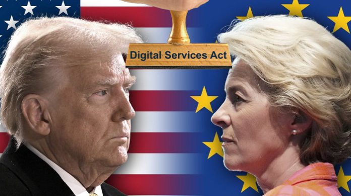 Trump droht Ursula von der Leyen mit Sanktionen und Strafzöllen, wenn sie das Zensurgesetz 