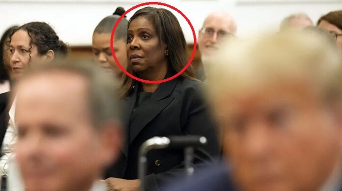 Letitia James (rot umkreist) führte als New Yorker Staatsanwältin unter anderem eine Zivilklage gegen Donald Trump - jetzt gerät sie selber ins juristische Visier.