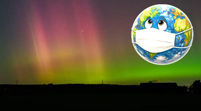 Hat die Sonne jetzt Corona? Muss die Erde sich nun eine dieser beliebten, in großem Umfang durch das Gesundheitsministerium importierten Masken umbinden?