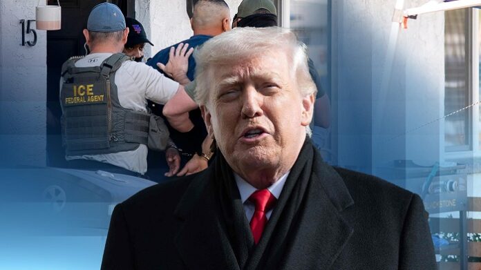 Trump: „Kein Spucken ins Gesicht, kein Treten gegen Scheinwerfer, kein Werfen von Steinen oder Ziegeln – wer das tut, bekommt die gleiche oder härtere Konsequenz zu spüren.“