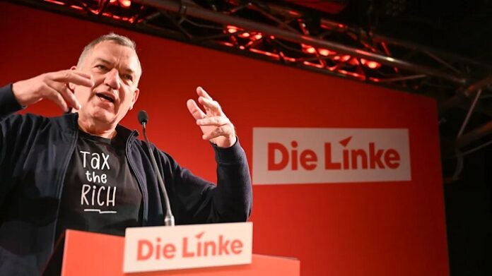 Vorauseilende Unterwerfung vollständig gelungen: Linken-Parteichef Jan van Aken nimmt extra Sprachkurse für den Wahlkampf.