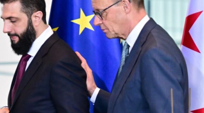 80 Prozent der Syrer „sollen“ Deutschland bis 2029 verlassen, sagte Friedrich Merz beim Treffen mit Syriens Übergangspräsident Ahmed al-Scharaa am Montag in Berlin.