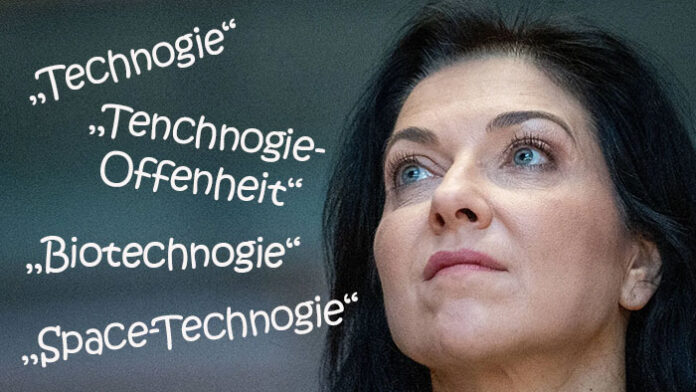 Wirtschaftsministerin Katherina Reiche (CDU) steht auf Kriegsfuß mit dem Wort 