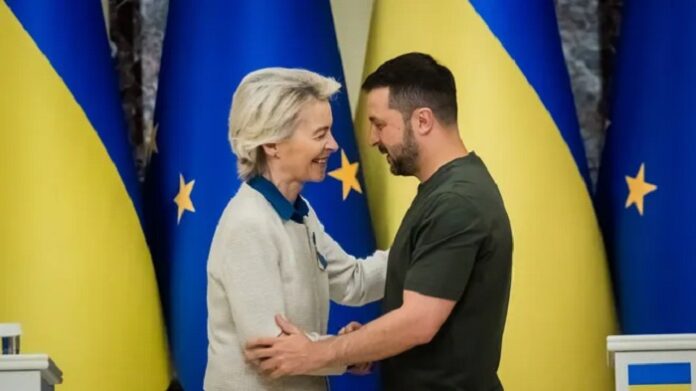 EU-Kommissionspräsidentin Ursula von der Leyen bettelt bei Selenskyj, die Druschba-Pipeline – jene sowjetische Ölleitung, die russisches Öl nach Ungarn und in die Slowakei pumpt – doch bitte wieder flottzumachen (Archivbild).